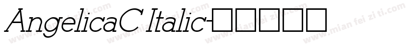 AngelicaC Italic字体转换